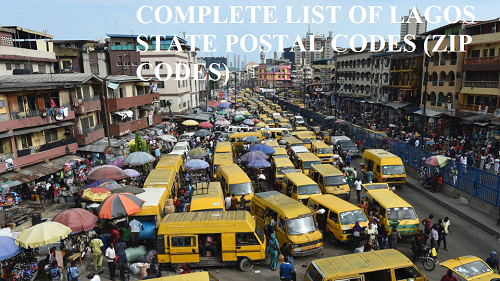 Complete List Of Lagos State Postal Codes (ZIP Codes) 2024 | Logic ...